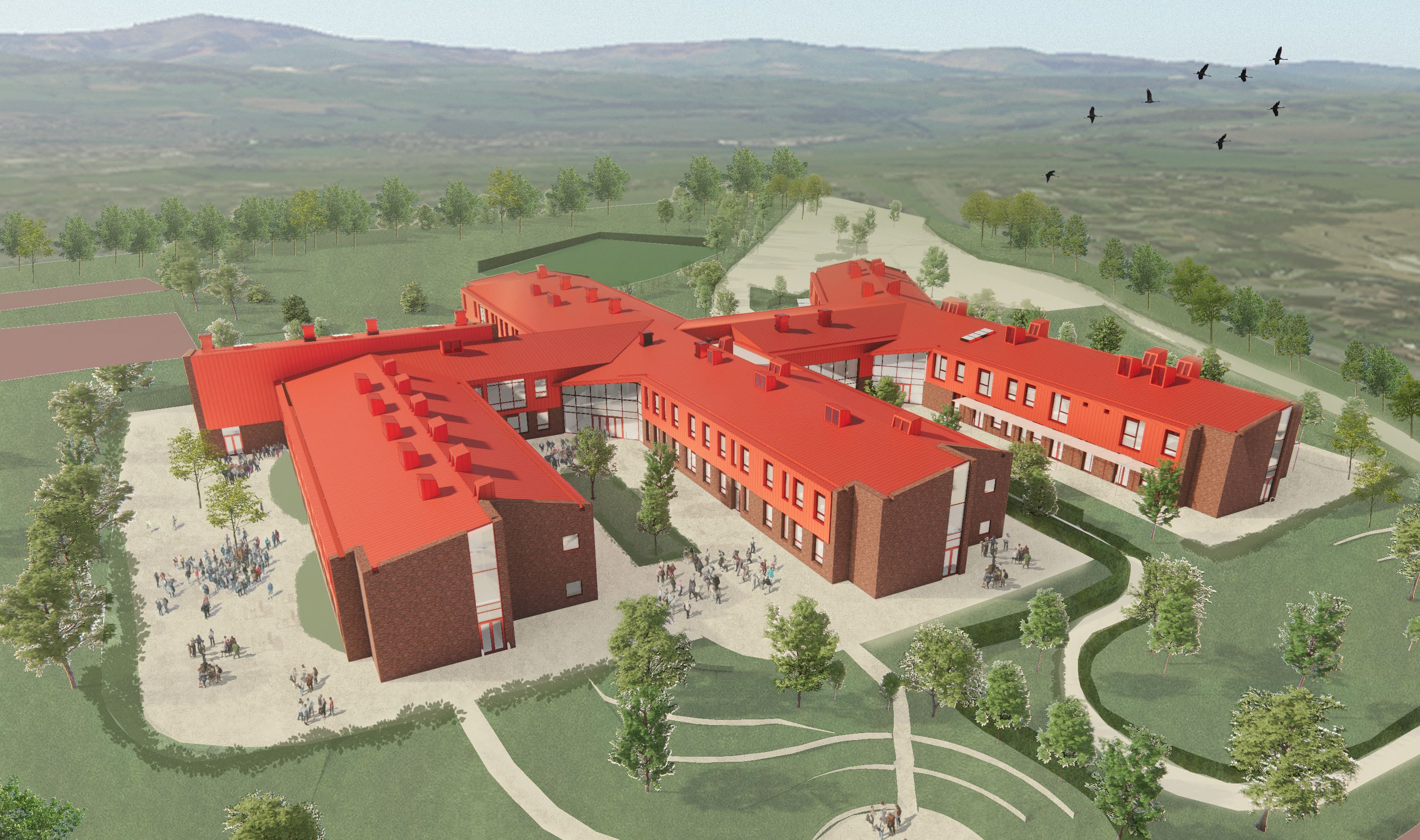 Mynydd Isa Campus Aerial View Artist Impression.jpg