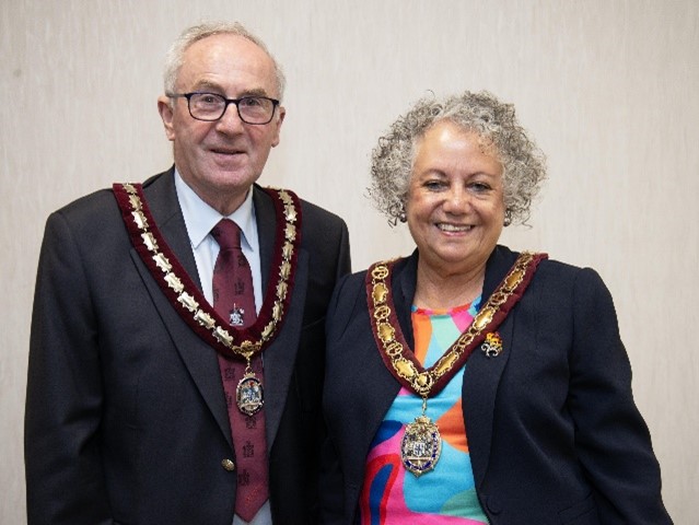 Chair Cllr Healey and Vice Chair Cllr Hutchinson.jpg